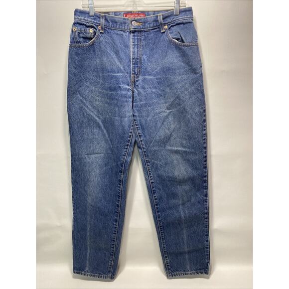 Levi's 550 Red Tab Classic Relaxed Acid Wash Jeans, Women's Size 12 M (32x30) - Picture 6 of 8